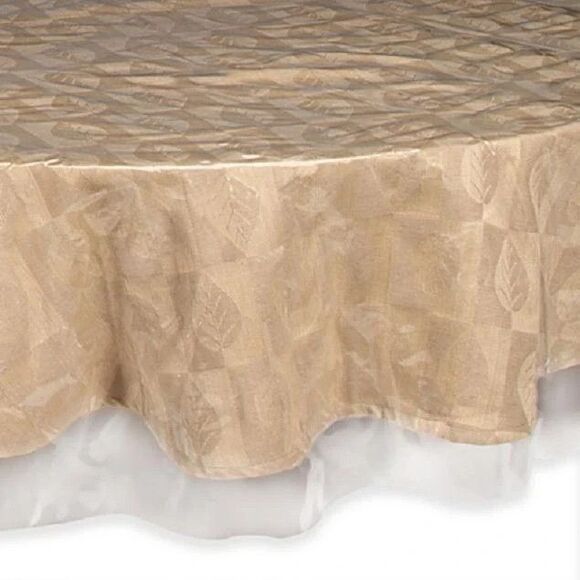Tablecloth Protector 70-Inch Round Crystal Clear Vinyl Drop Style .06mm PVC Gift - Picture 2 of 3